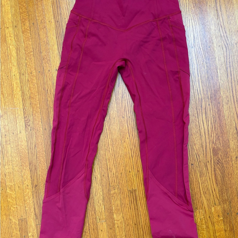 Vibrant Red Leggings